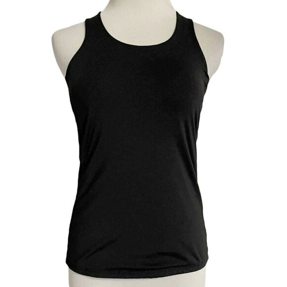 Lucky in Love XS Tank Top Tennis Activewear Black Sleeveless - Picture 1 of 5